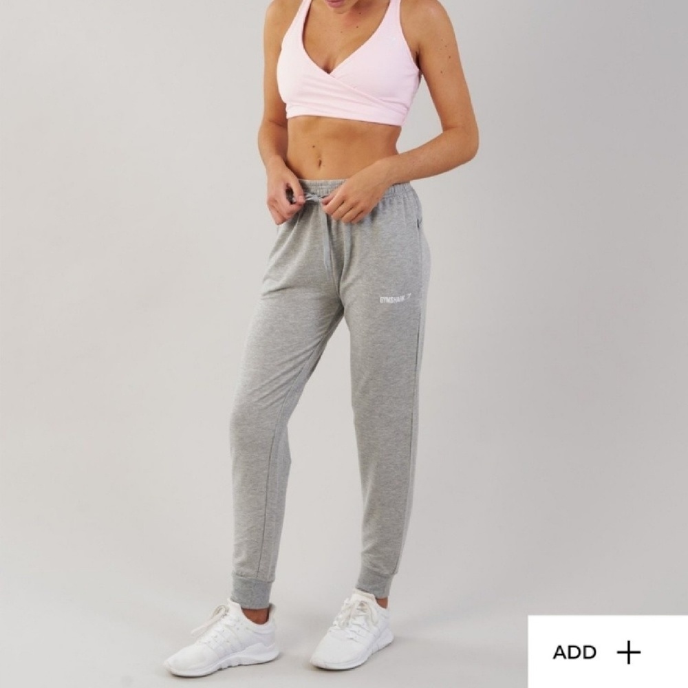 Gymshark Fit Bottoms Light Grey Marl